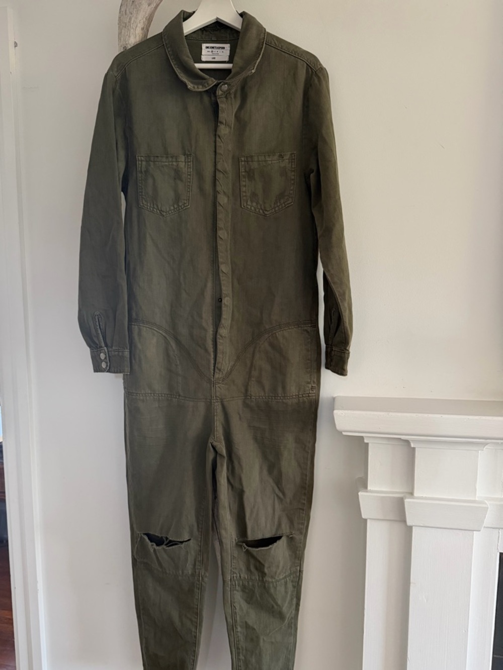 ONE TEASPOON-Super Khaki Paradise Utility Jumpsuit-BNWOT-XS